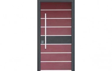 דלת כניסה מעוצבת בסיגנון מודרני 1039